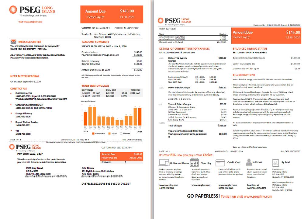  Minol USA business utility bill 
